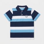 Polo à Rayures Tricolores pour Garçon
