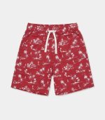 Ensemble 2 Pièces Tropical – Chemise & Short Rouge – Image 4