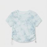 T-shirt Tie-Dye avec Détails Froncés