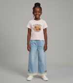 T-shirt Rose "Little Puppy" à Motif Citrouille – Image 2
