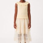 Ensemble 2 pièces "Douceur de Tulle" – Jaune beurre & Ivoire