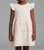 Robe d'Été Romantique à Mancherons Volantés