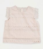 Ensemble 2 Pièces Bohème Chic – Top Brodé & Jupe à Volants en Broderie Anglaise – Image 3