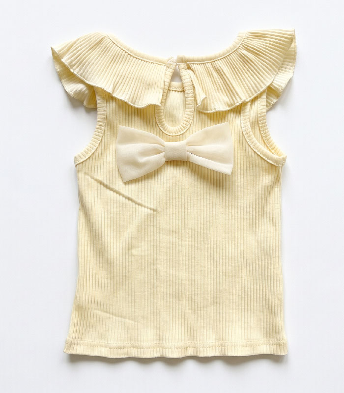3 Ensemble 2 pièces "Douceur de Tulle" – Jaune beurre & Ivoire – Image 3