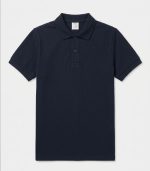 Polo Classique Bleu Marine à Manches Courtes pour Garçon – Image 2