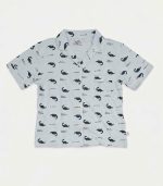 Ensemble Pyjama Court Garçon Bleu Clair – Motif Dinosaures – Image 4