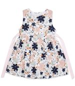 Robe Sans Manches à Imprimé Floral avec Ceinture Ruban – Image 3