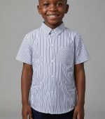 Chemise Rayée à Manches Courtes