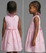 Robe de Cérémonie Fille Rose Pastel à Broderies Scintillantes – Image 2